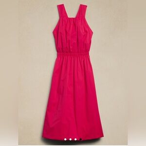 Banana Republic Factory
Bubble Hem Taffeta Midi Dress
Large - Maui Rose